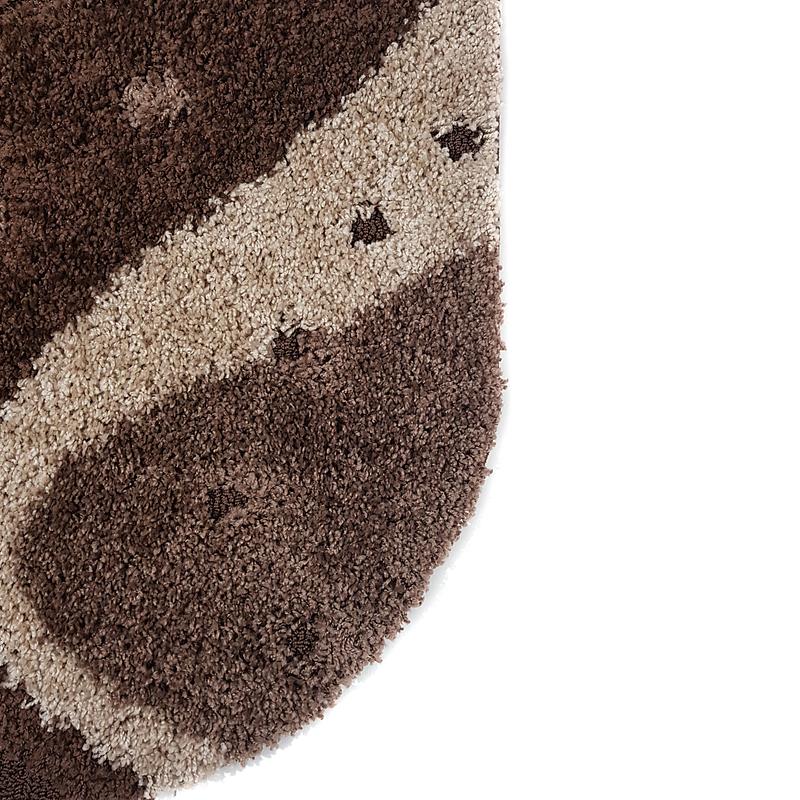 Пухнастий килим Vortax Plush Loop DARK BROWN 7641A