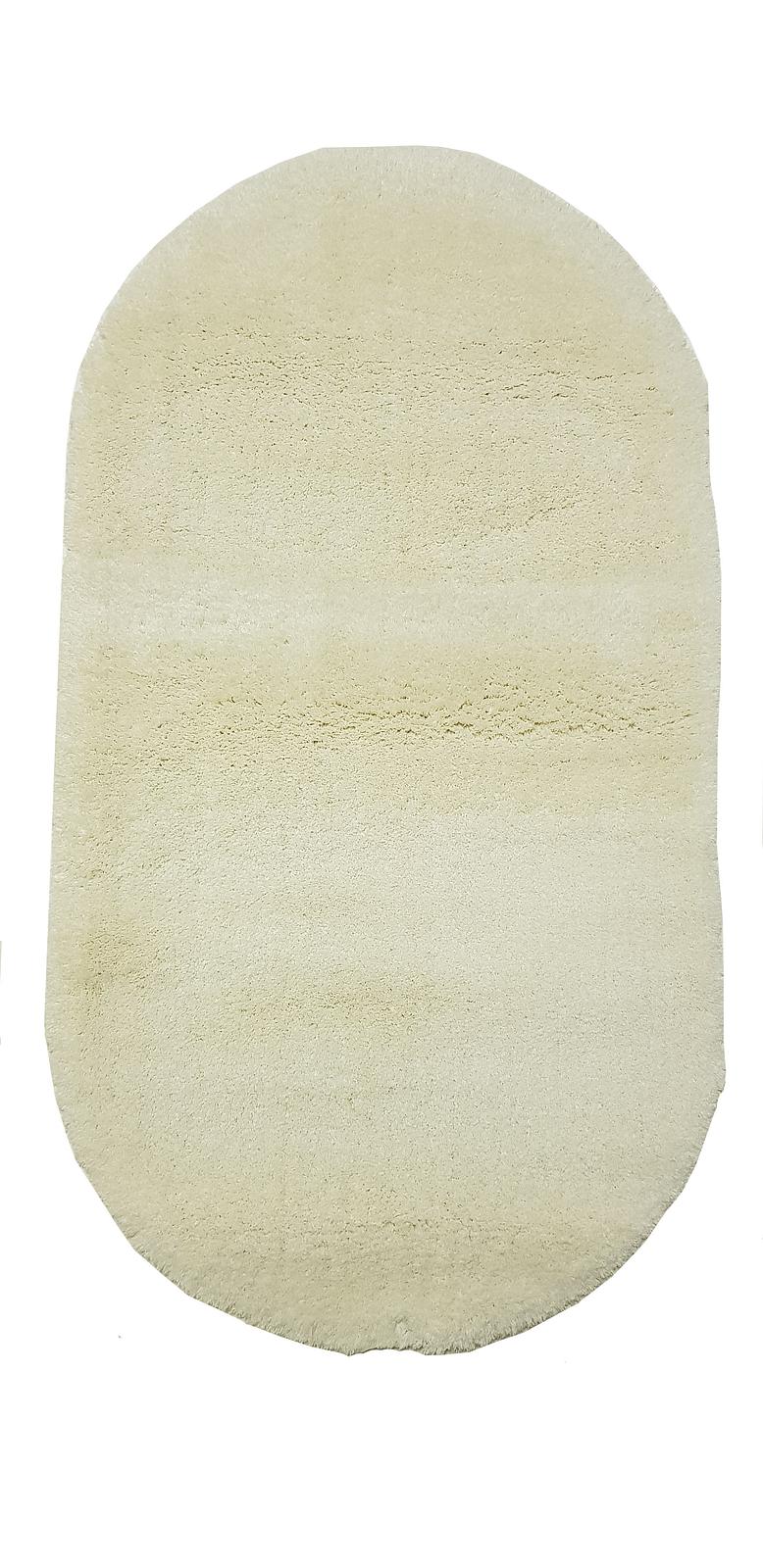 Пухнастий килим Argenta Plush WHITE / WHITE P113A