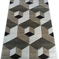 Килим з художньою стрижкою Tropica beige C684A