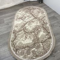 Килим з комбінованим ворсом и термоусадкой Glacia BEIGE 08148A