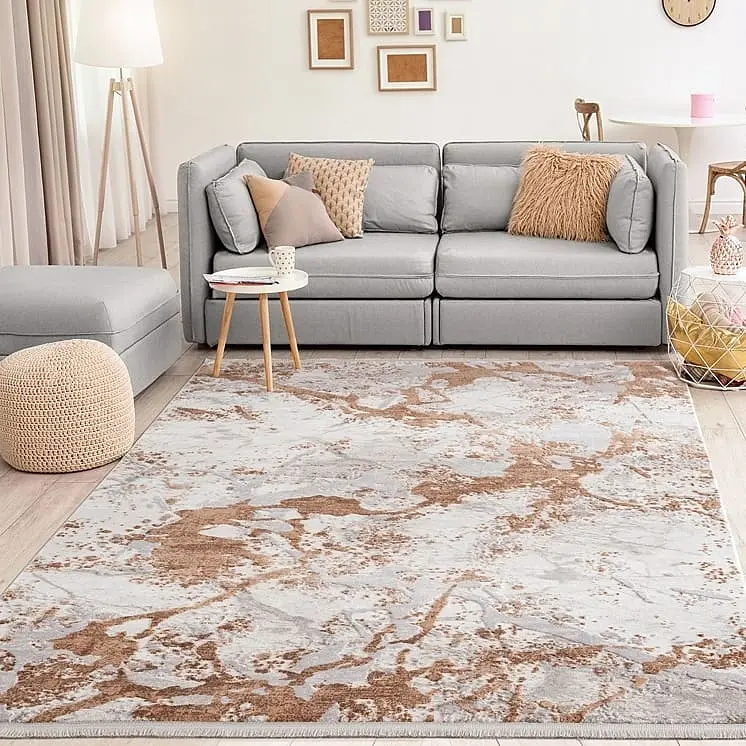 Сучасний килим Velura Art TERRA COKEN_A_GRI 2067
