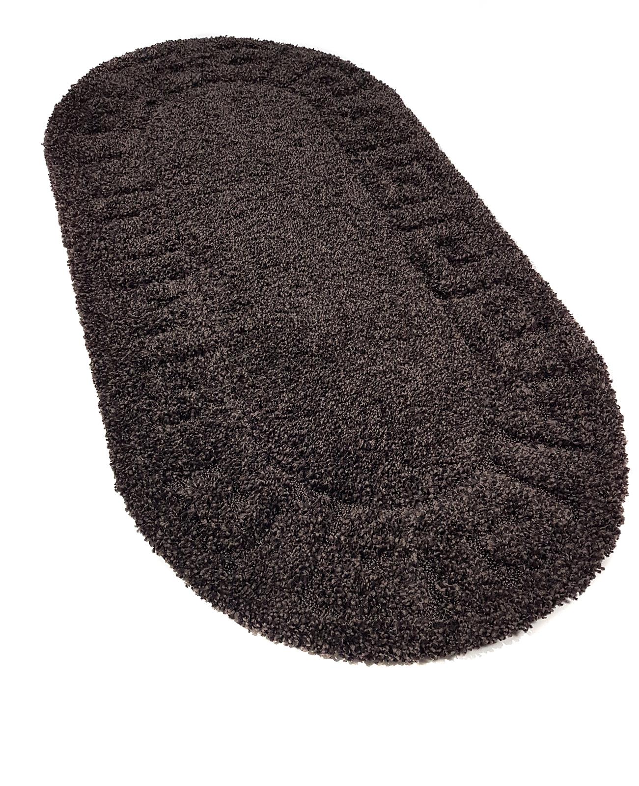 Ворсистий килимок Plush Loop DARK BROWN A361C