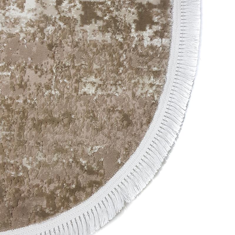 Килим з комбінованим ворсом и термоусадкой Glacia BEIGE 03935A