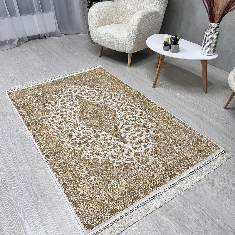 Килим з бамбукової нитки Heritex Imperia Золотий 1769