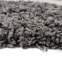 Пухнастий килим Plumis Lux Gray 7368A