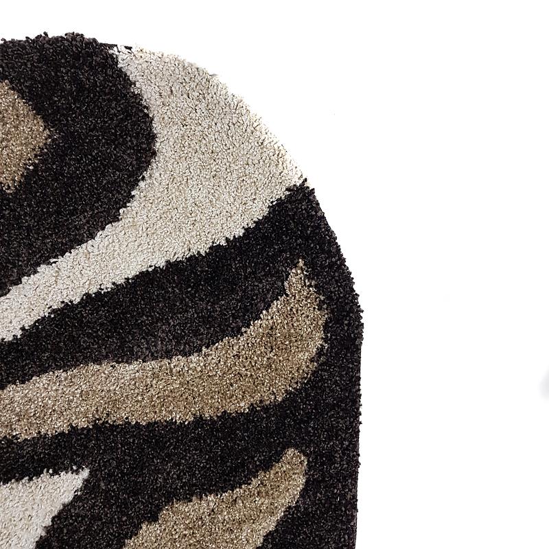 Ворсистий килимок Plush Loop DARK BROWN 8254A