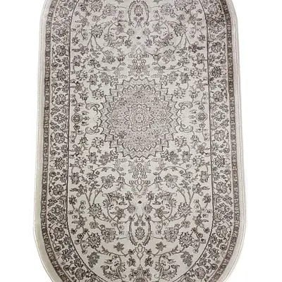 Класичний килим з поліестеру Argentum WHITE 4260D