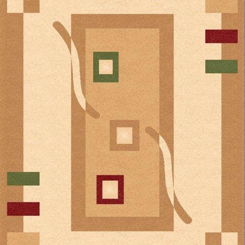 Килим високощільний з художественной стрижкой Elara Cream 5490A
