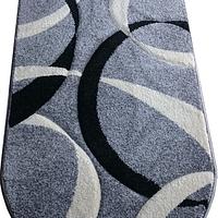 Килим з художньою стрижкою Curlex Gray 2632A