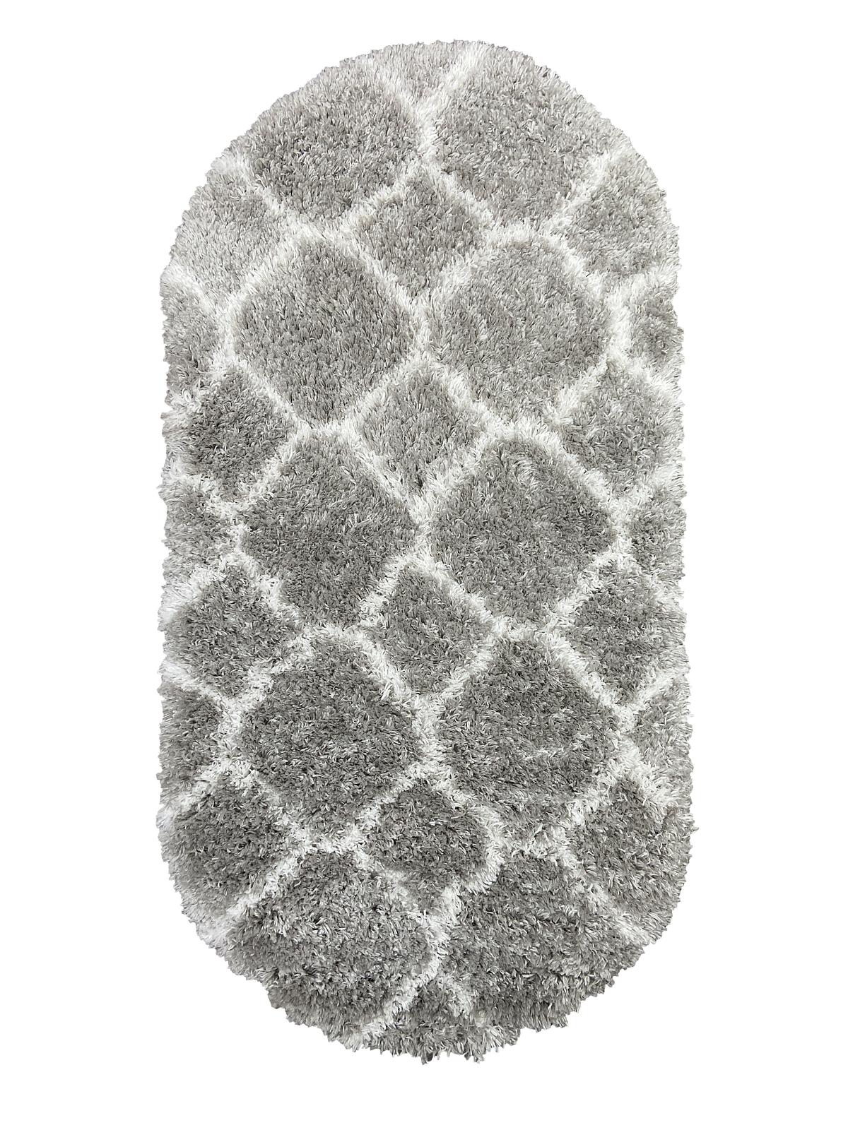 Пухнастий килим Quietis Gray P543A