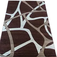 Килим з художньою стрижкою Curlex Brown 1694A