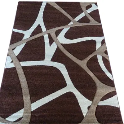 Килим з художньою стрижкою Curlex Brown 1694A