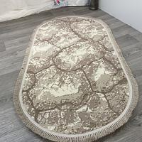 Килим з комбінованим ворсом и термоусадкой Glacia BEIGE 08148A