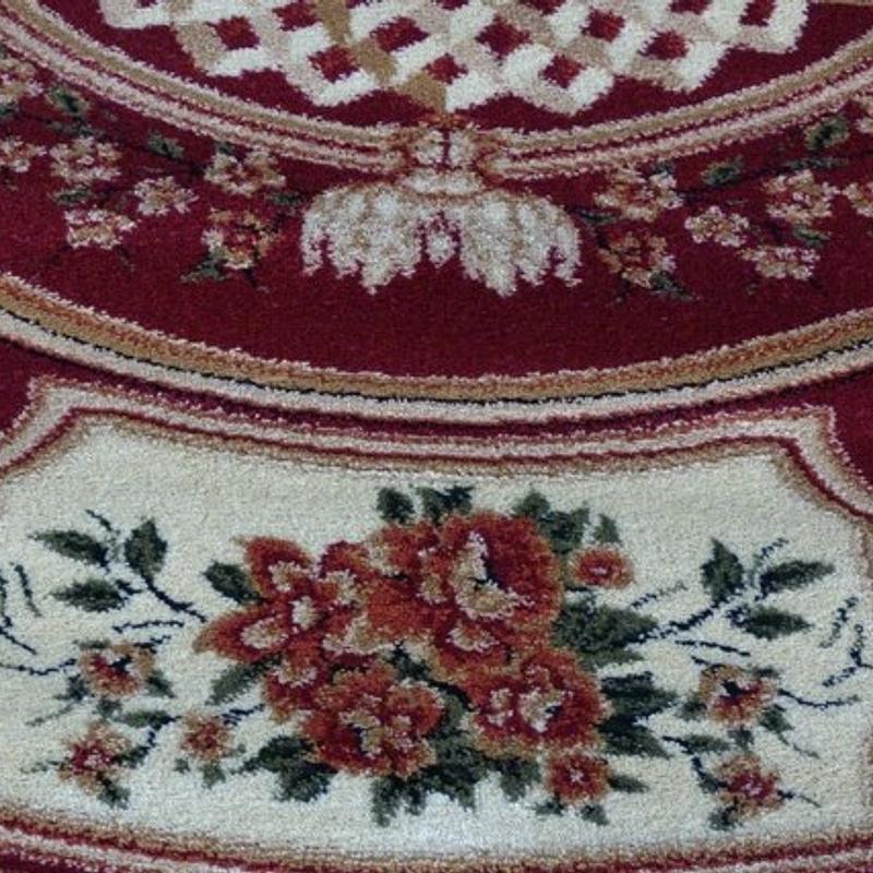Килим хітсет з невисоким щільним ворсом Luxia RED 5813A