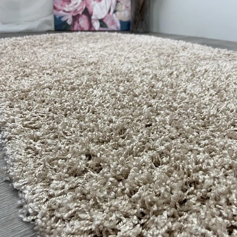 Пухнастий килим Plumis Lux BEIGE 6365A