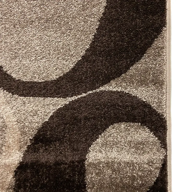 Килим фризе з невисоким ворсом Macio Beige 02577A