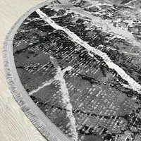 Килим з невисоким ворсом Vortex Антрацит 4640A ANTRASIT / K.GRI