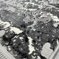 Килим з комбінованим ворсом и термоусадкой Glacia Gray 08148A