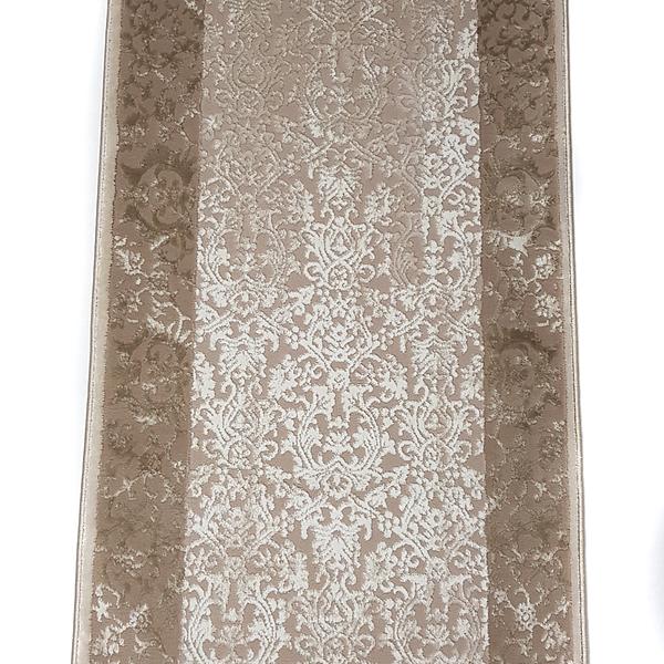 Килим з комбінованим ворсом и термоусадкой Glacia beige 03977A