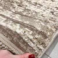 Килим з комбінованим ворсом и термоусадкой Glacia beige 03648A