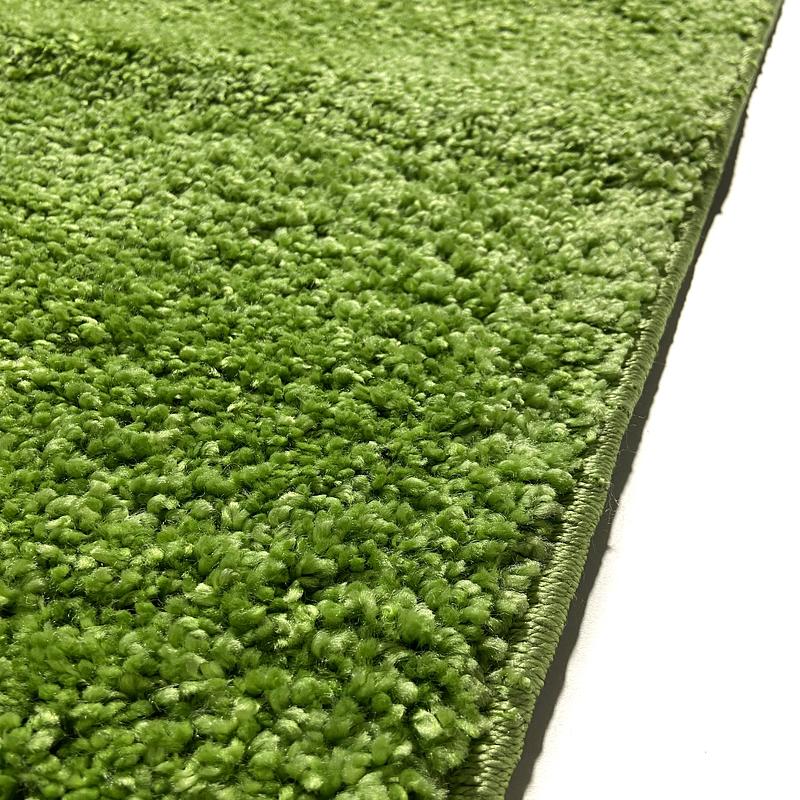Пухнастий килим Plumis зелений green 000071