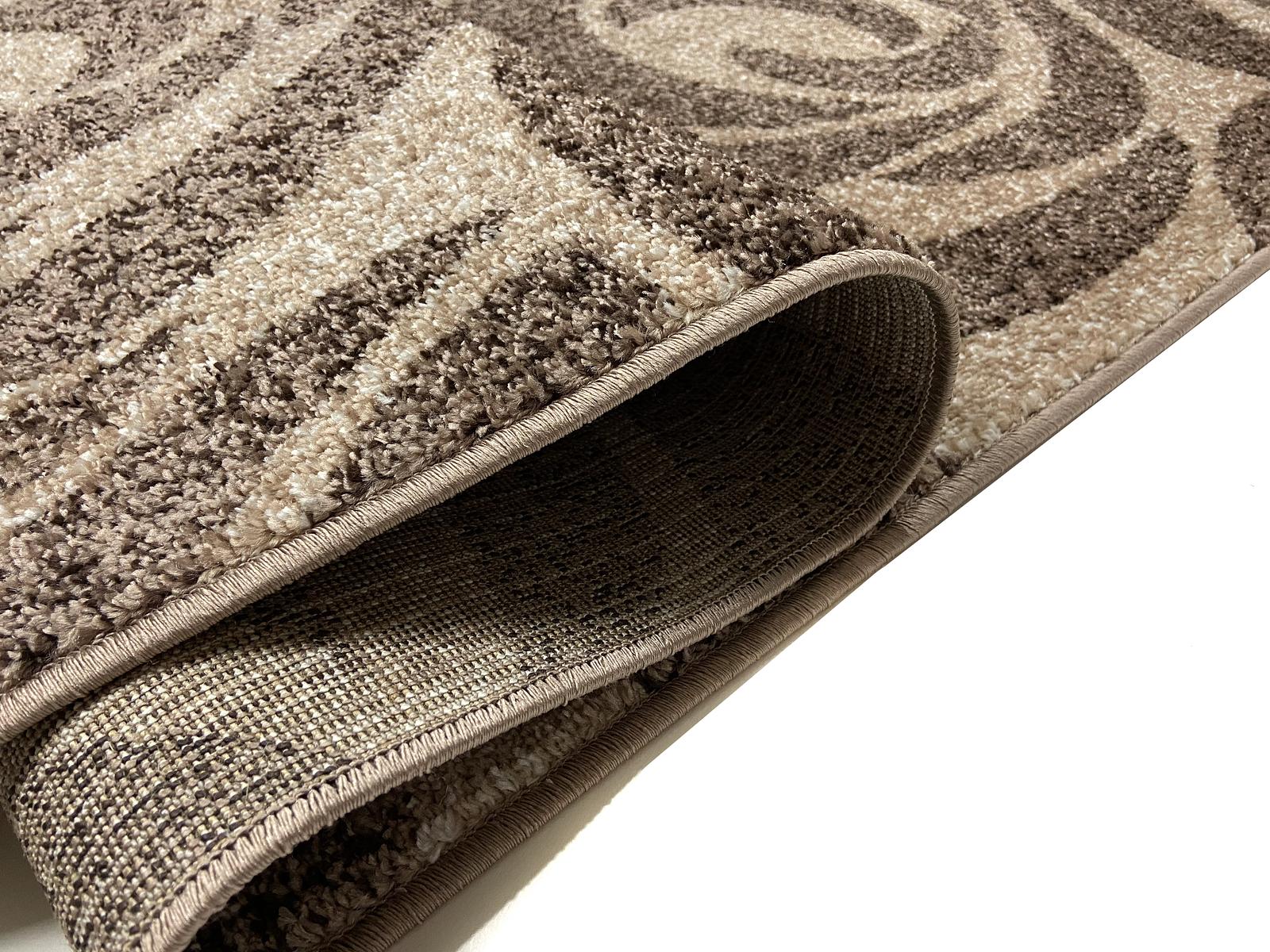 Килим фризе з невисоким ворсом Macio Beige 02575A