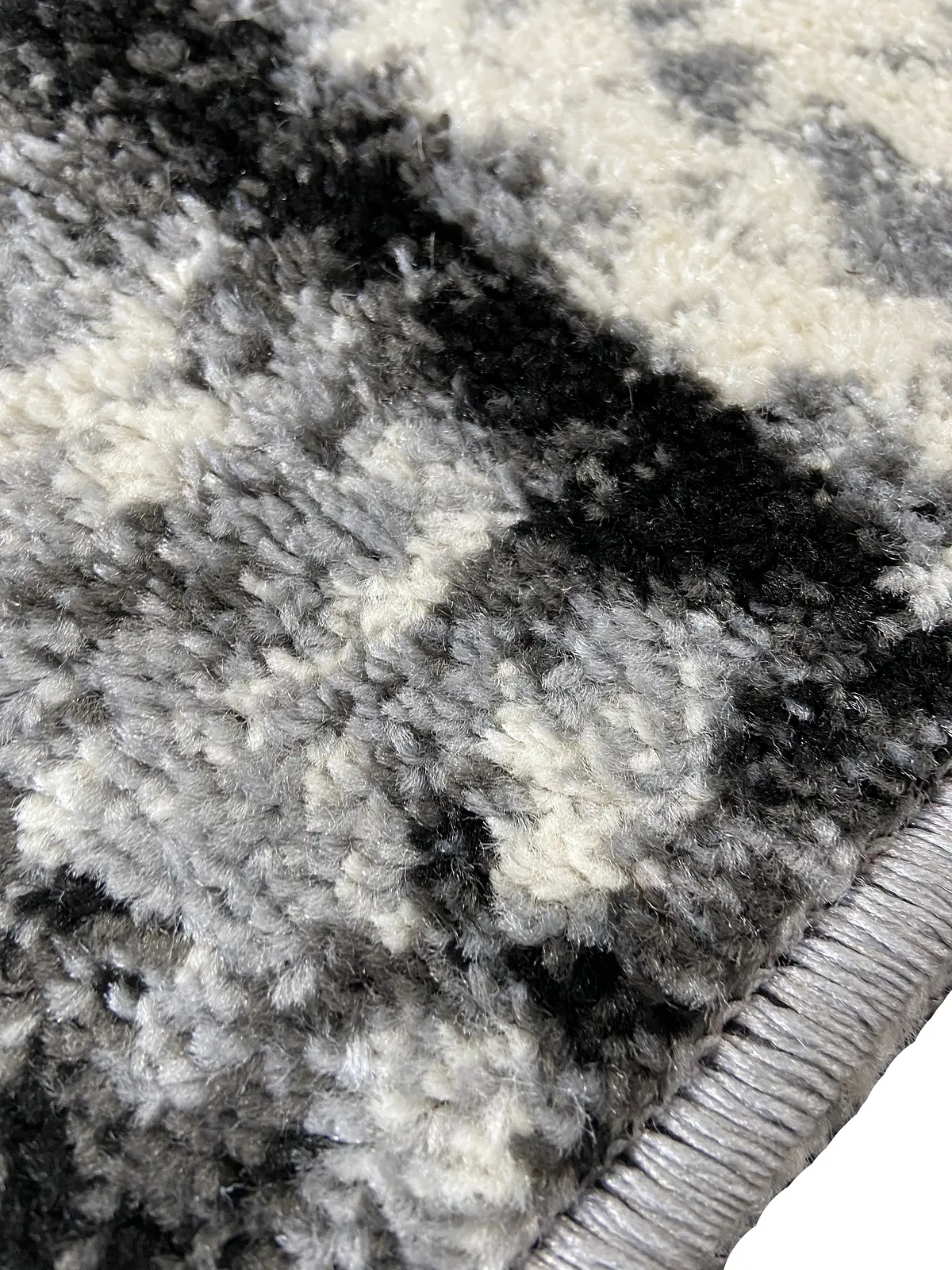 Килим фризе з невисоким ворсом Macio Gray 02619A