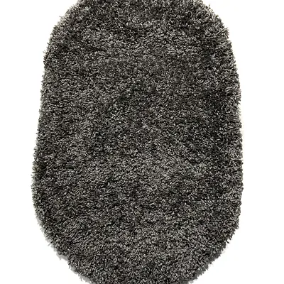 Пухнастий килим Plumis Lux Gray 6365A