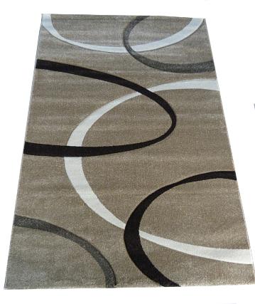 Килим з художньою стрижкою Tropica beige D508B