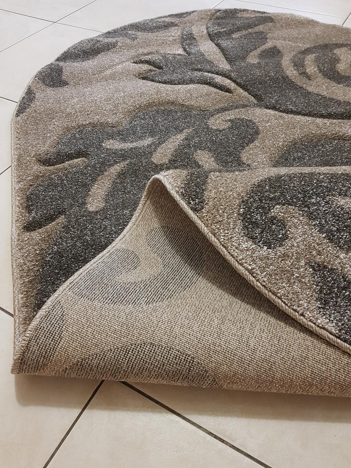 Килим з художньою стрижкою Tropica BEIGE C586A