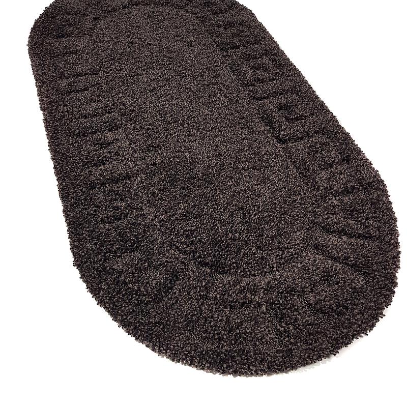 Ворсистий килимок Plush Loop DARK BROWN A361C