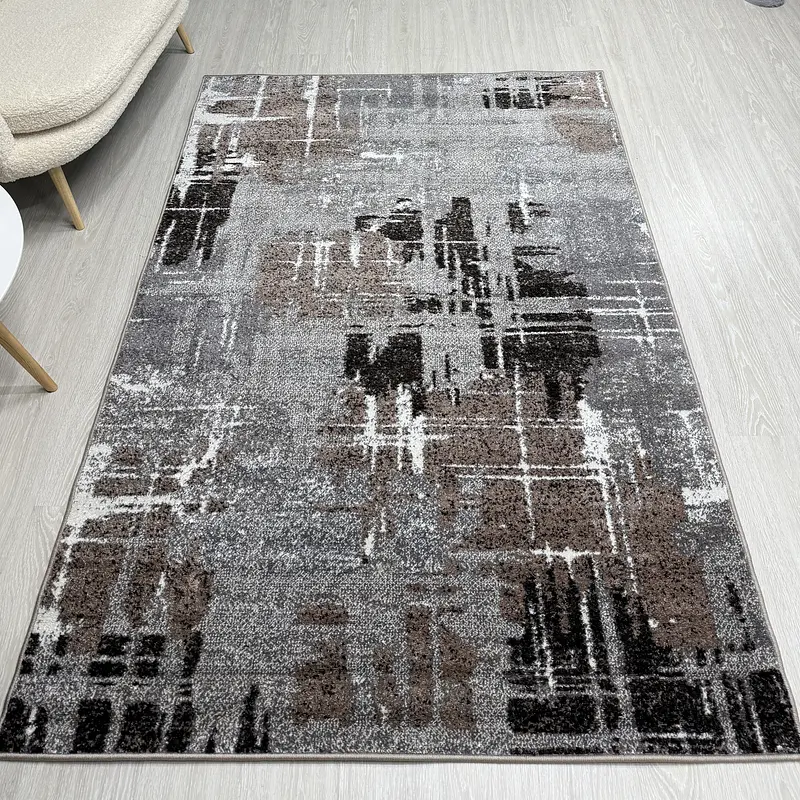Килим з невисоким ворсом Mara сірий Gray 24037/123
