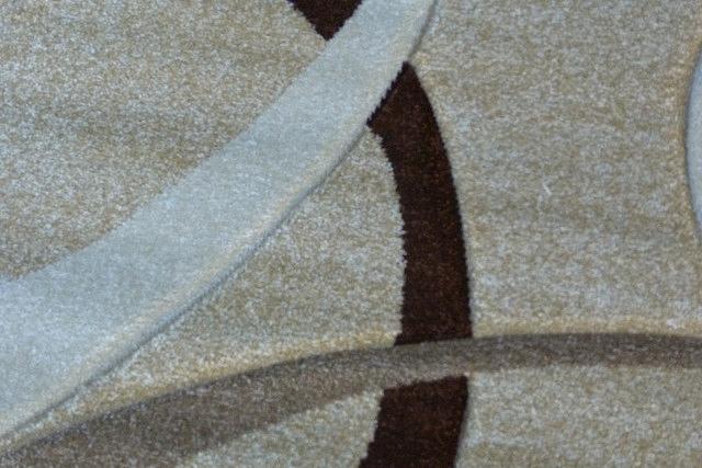 Килим з художньою стрижкою Curlex BEIGE 2632A