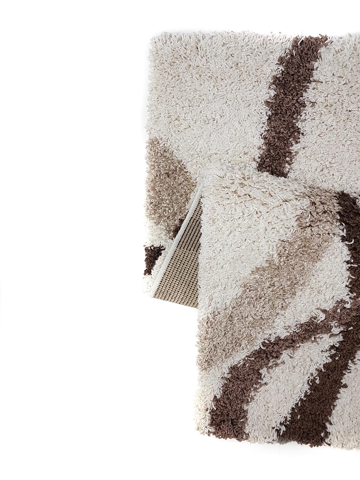 Пухнастий килим Plumis Lux cream 7368A