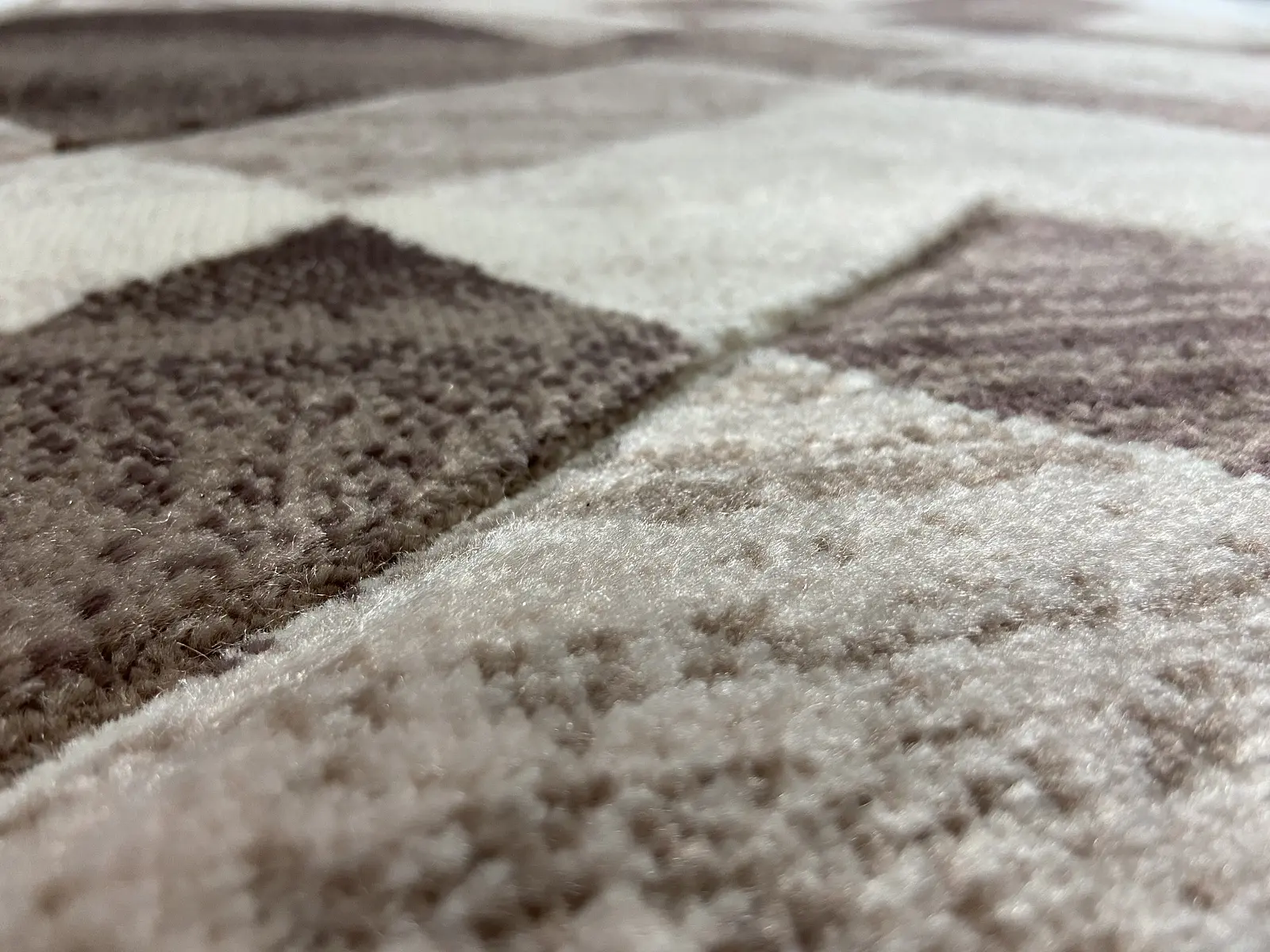 Килим з художньою стрижкою Aquila Pro KREM/VIZON 2759A