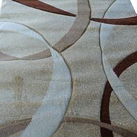 Килим з художньою стрижкою Curlex beige 2632A