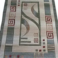 Килим високощільний з художественной стрижкой Elara Cream 7534C