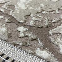Килим з комбінованим ворсом и термоусадкой Glacia BEIGE 08148A