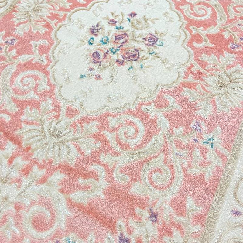 Класичний килим Flora PINK / PINK P659B