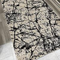 Килим фризе з невисоким ворсом Lumis L.Beige 02624B