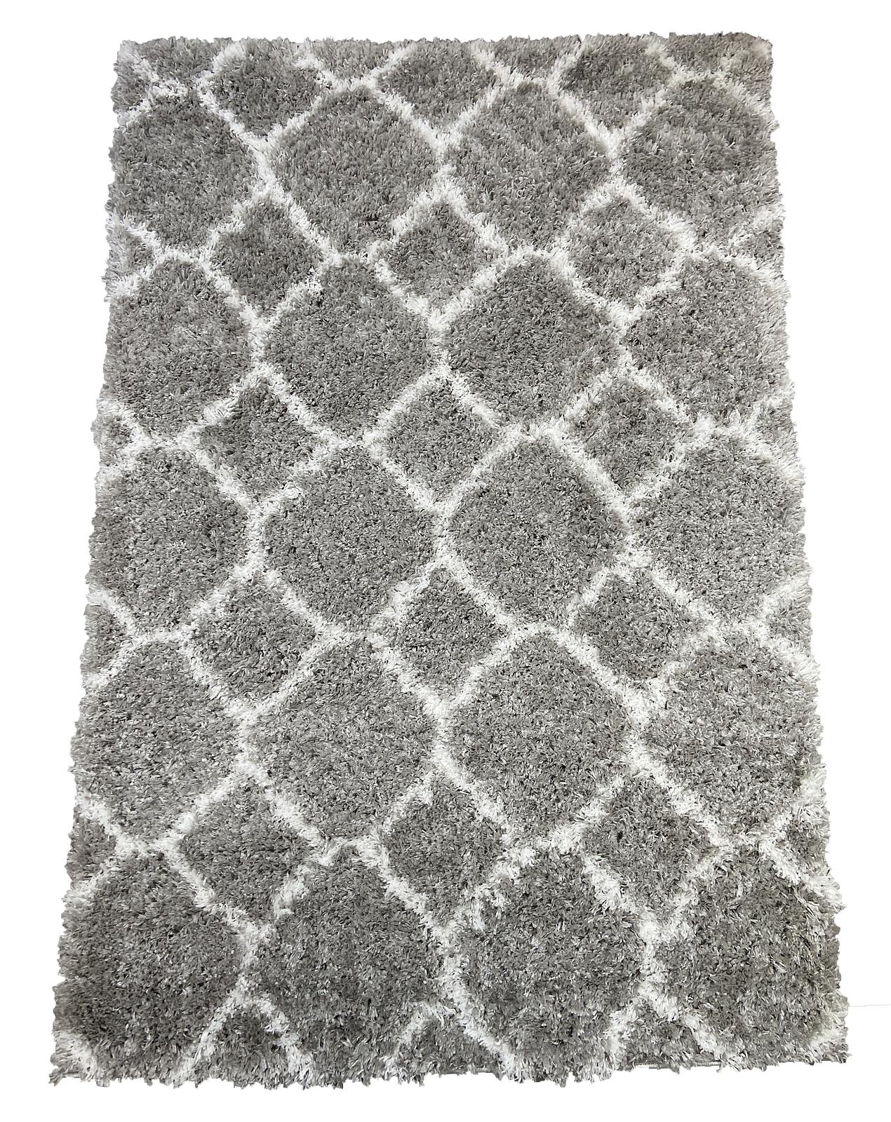 Пухнастий килим Quietis Gray P543A