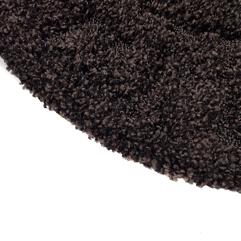 Ворсистий килимок Plush Loop DARK BROWN A361C