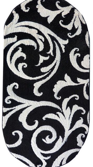 Килим з художньою стрижкою Curlex BLACK 2982E