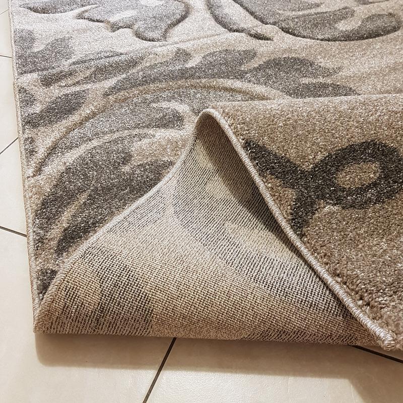 Килим з художньою стрижкою Tropica beige C586A