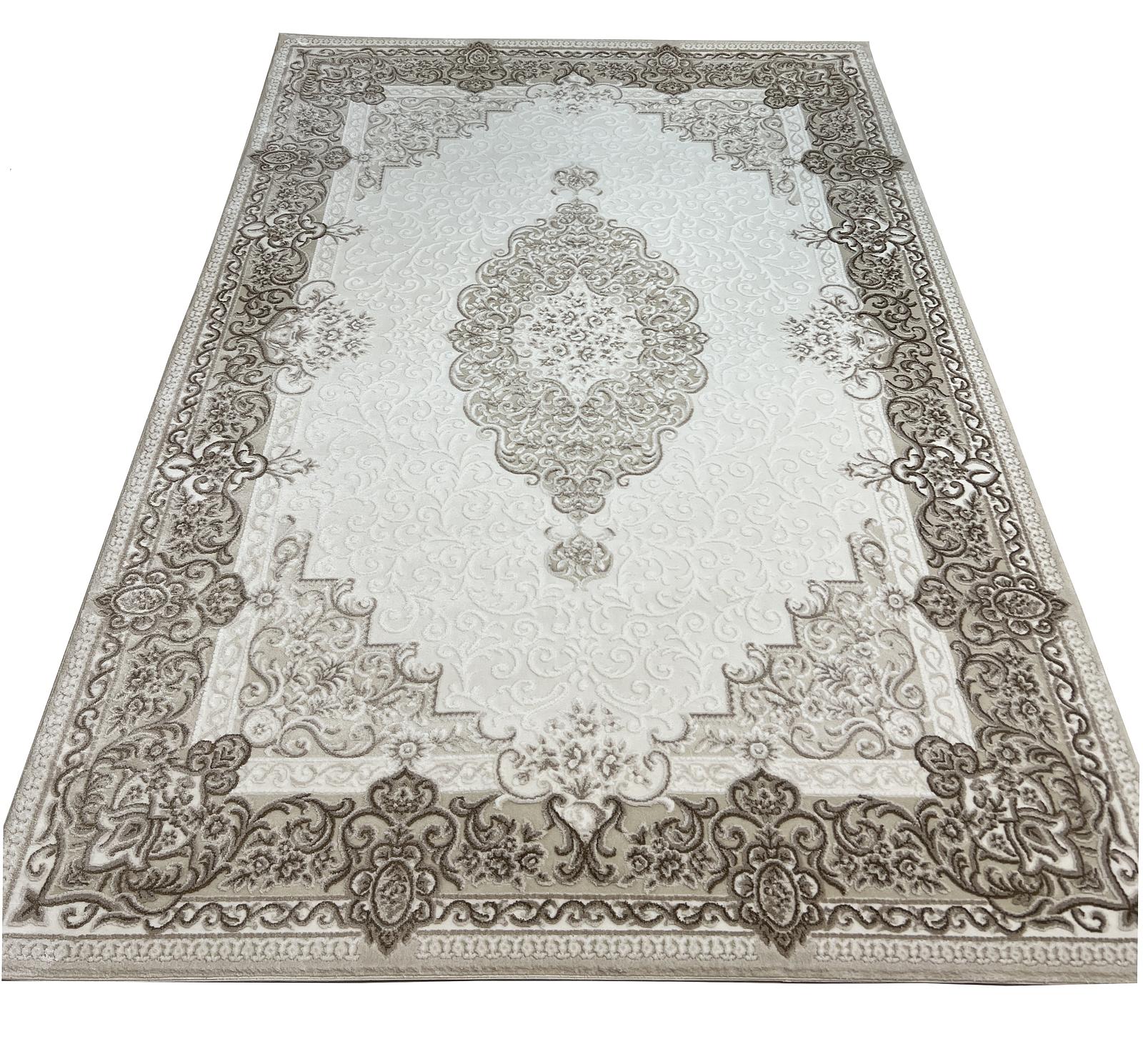 Килим із сучасним дизайном Solano beige / BROWN 8549A