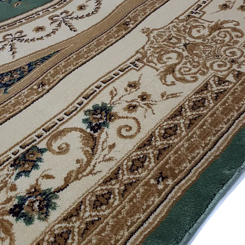 Класичний килим з поліестеру Argentum GREEN 6509B