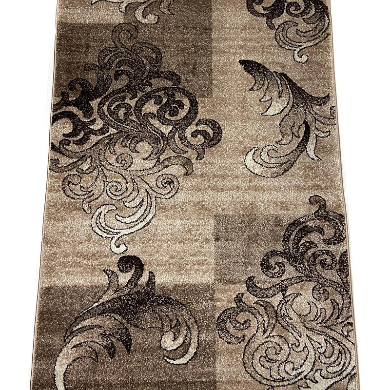 Килим фризе з невисоким ворсом Macio Beige 02584A