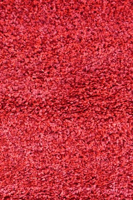 Ворсистий, м'який килим Altis RED 8206A