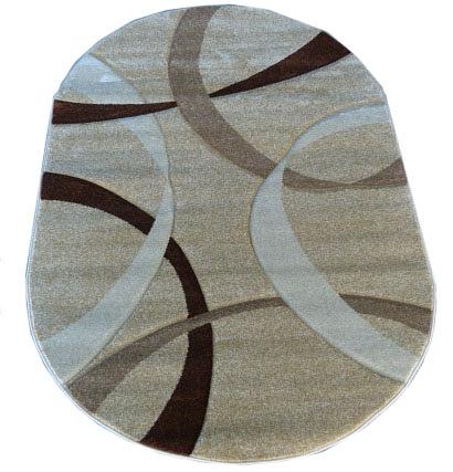 Килим з художньою стрижкою Curlex BEIGE 2632A