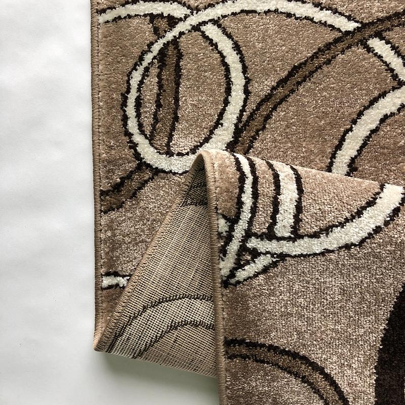 Килим фризе з невисоким ворсом Macio бежевий Beige 02793A